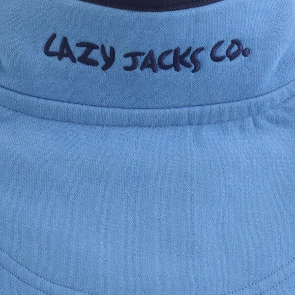 Lazy Jacks LJ3 - Ladies 1/4 Zip Sweatshirt - Blue