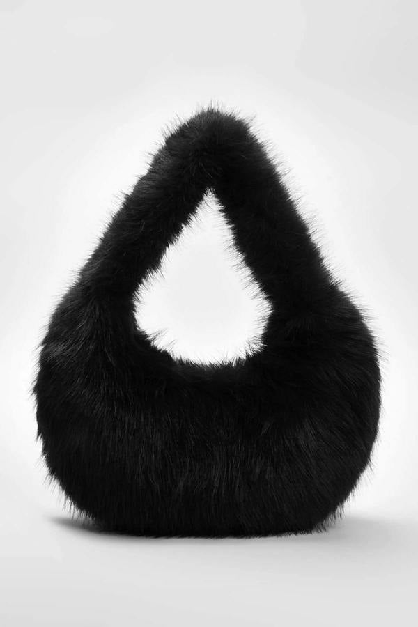 WOVCOR Faux Fur Women's Hand and Shoulder Bag