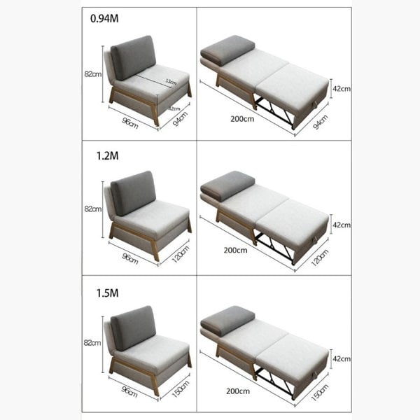 Nora Sofa Bed, Single Bed-Weilai Concept-Rit Concept
