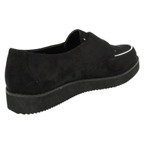 Spot On Ladies Spot On Flat Shoes