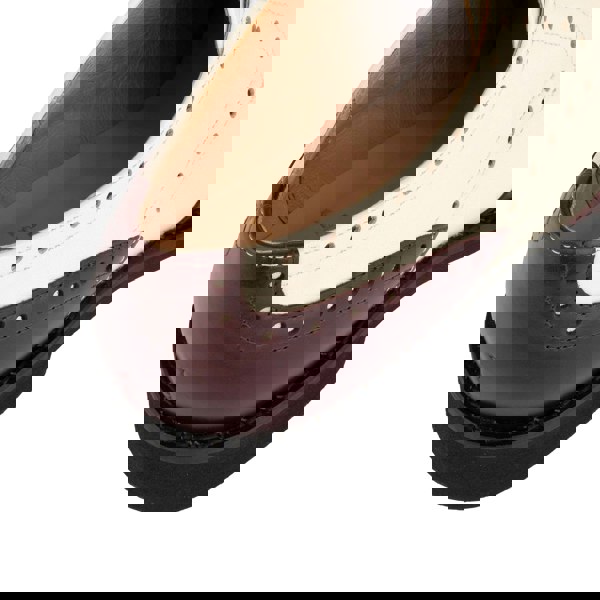 Embassy London Eton - Burgundy & Cream - Women's square toe leather lace-up