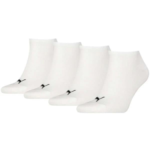 Puma 4-Pack Promo Sports Trainer Socks, White