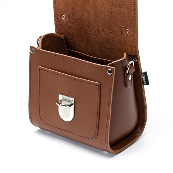 Chestnut Leather Sugarcube - Sugarcube - Zatchels