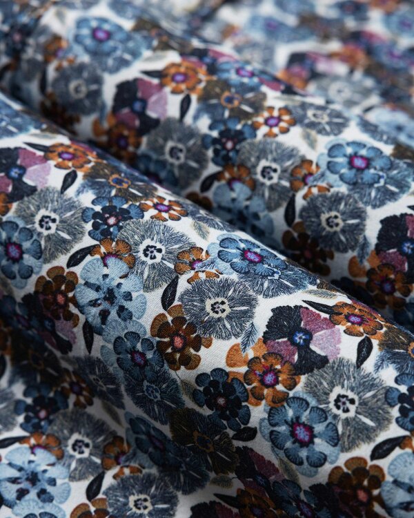 Steel & Jelly Limited Edition Blue Multi Floral Slim Fit Shirt