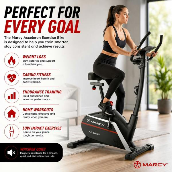 Marcy ACCELERON Electro Magnetic Exercise Bike-7102