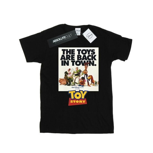 Disney Mens Toy Story Movie Poster T-Shirt - Black