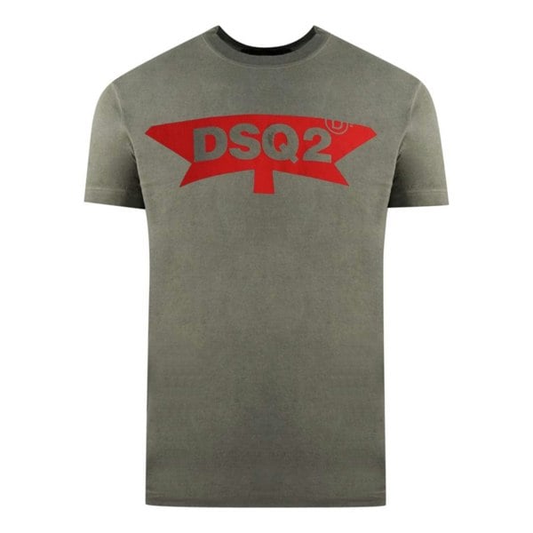 DSquared2 Mens Bold Logo T-Shirt - Grey