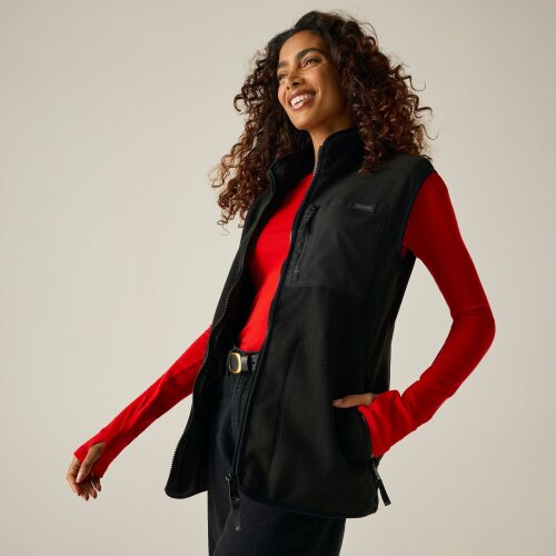 Regatta Womens Frankie Microfleece Body Warmer - Black