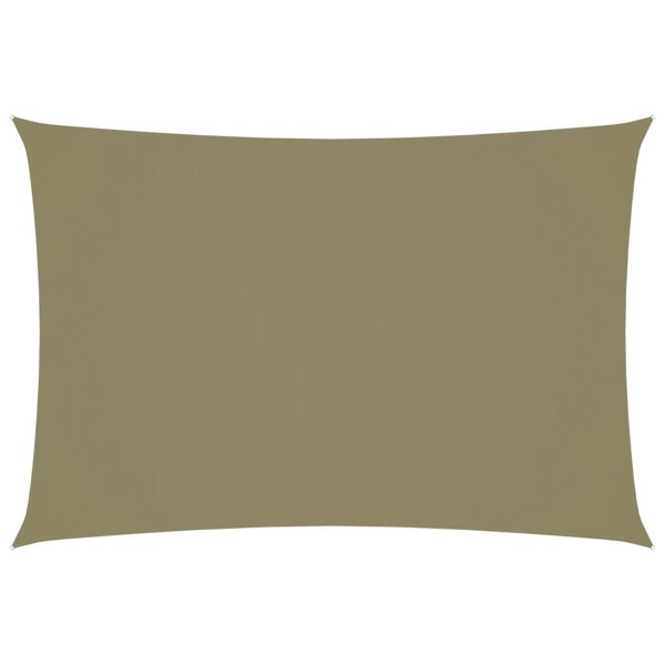 Berkfield Sunshade Sail Oxford Fabric Rectangular 2.5x4.5 m Beige