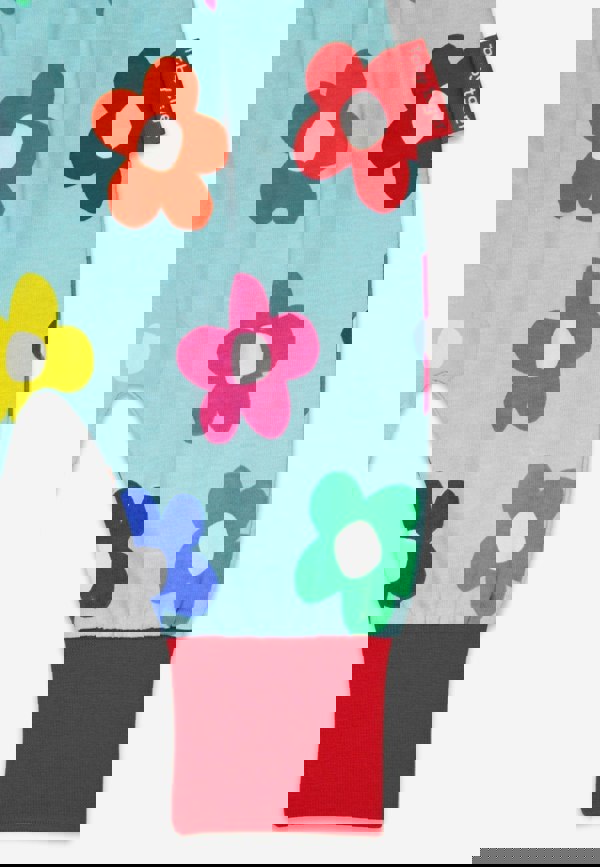 Organic Rainbow Bloom Print Yoga Pants - Toby Tiger