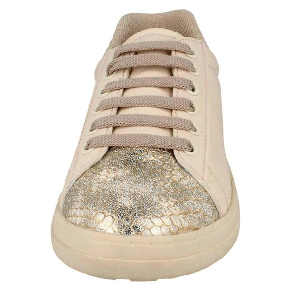 Spot On Ladies Spot On Synthetic Snake Design Casual Trainers