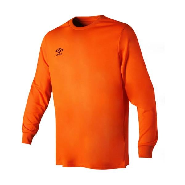 Umbro Mens Club Long-Sleeved Jersey - Shocking Orange