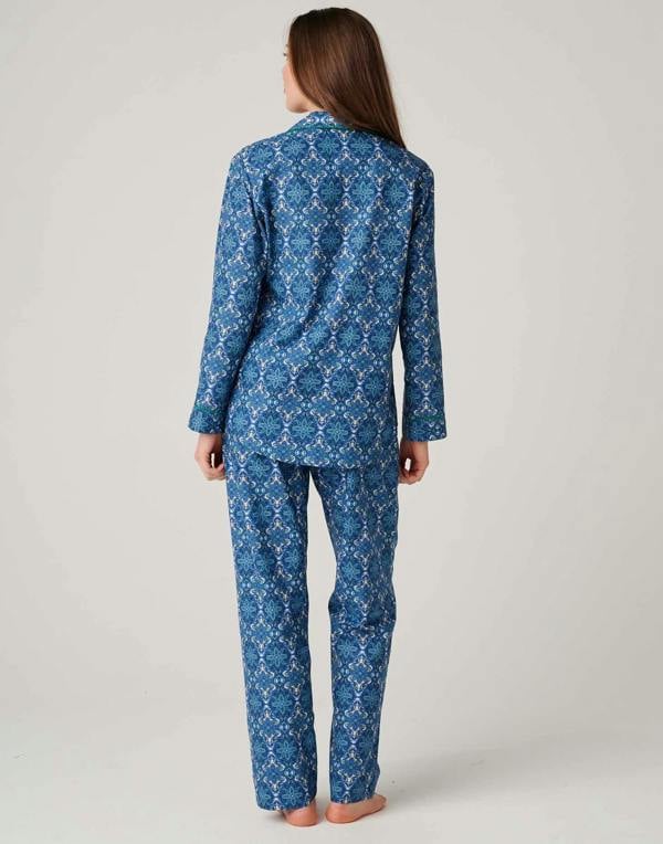 British Boxers Women's Crisp Cotton Pyjama Set – Marrakesh Paisley