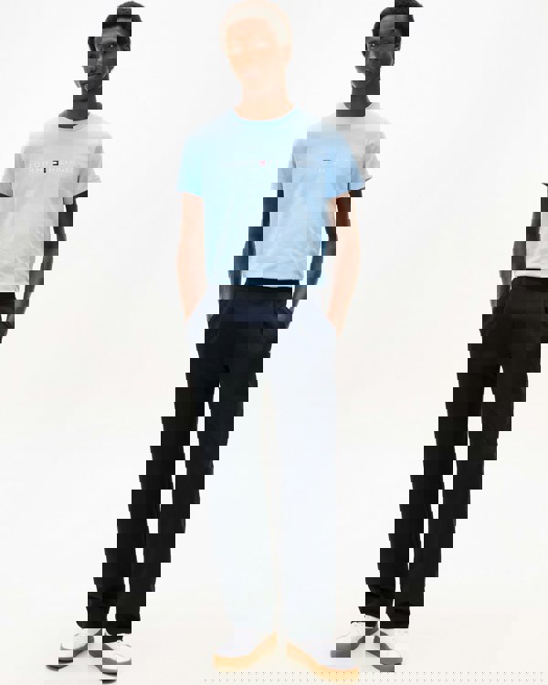 Tommy Hilfiger Tommy Logo Basic Mens T-Shirt - Well Water