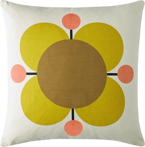 Ashley Wilde Atomic Flower Primrose Filled Cushion 45x45cm