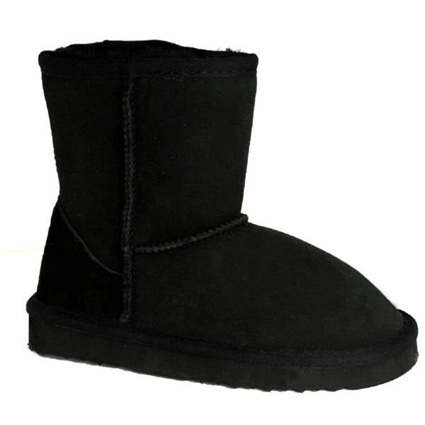 Eastern Counties Leather Kids Charlie Sheepskin Boots - Black