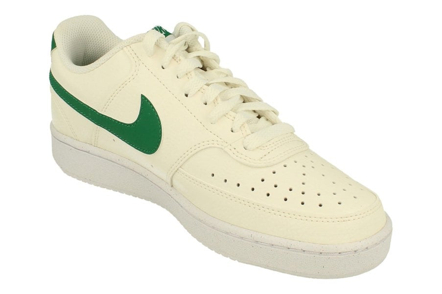 Nike Womens Court Vision Lo NN Trainers Fq8892  133 - Sail Malachite White 133 - Photo 3