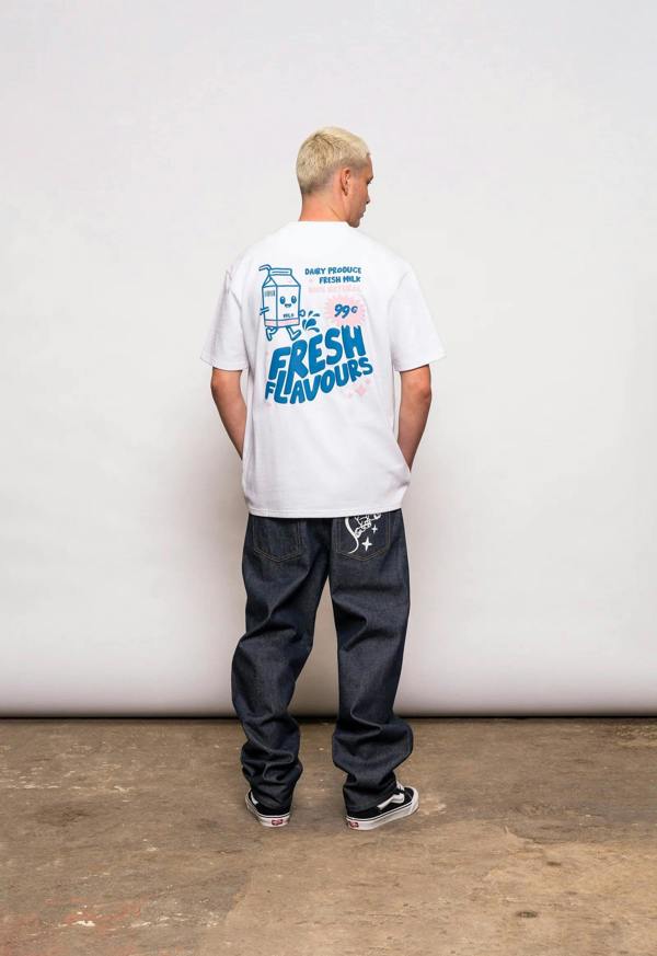 Fresh Couture Milk T-Shirt - White