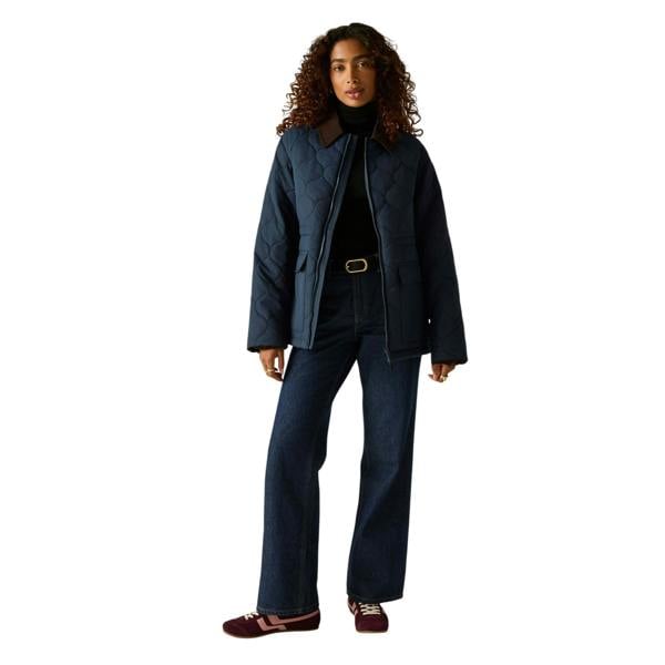 Regatta Womens/Ladies Amira Quilted Padded Jacket - Navy - 