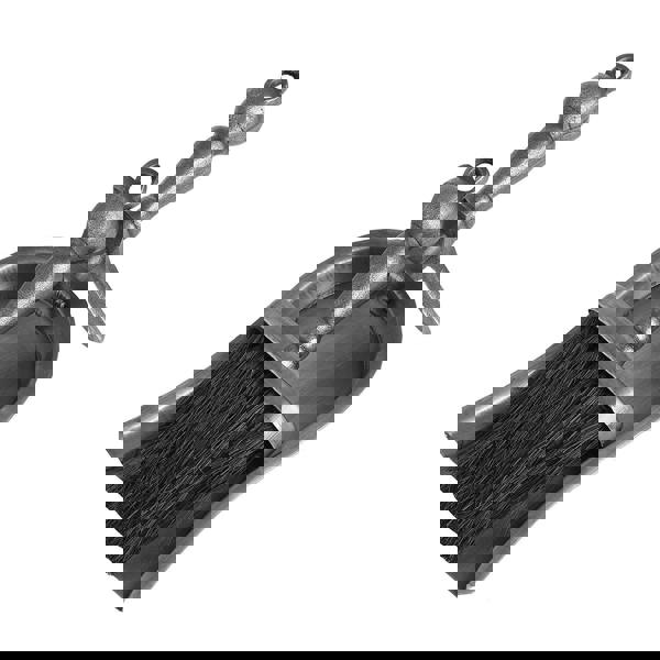 Hill Interiors Hearth Tidy Set In Antique Pewter Effect Finish - Silver - 