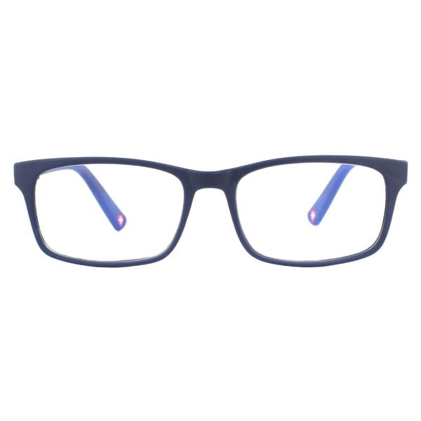 Montana Reading Glasses BLF73-B Matte Blue Blue Light Block +2.00