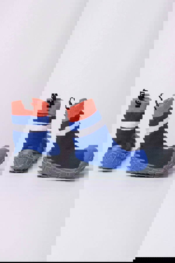 Turtl Kids' Recycled Indoor Outdoor Sock Shoes in Blue
