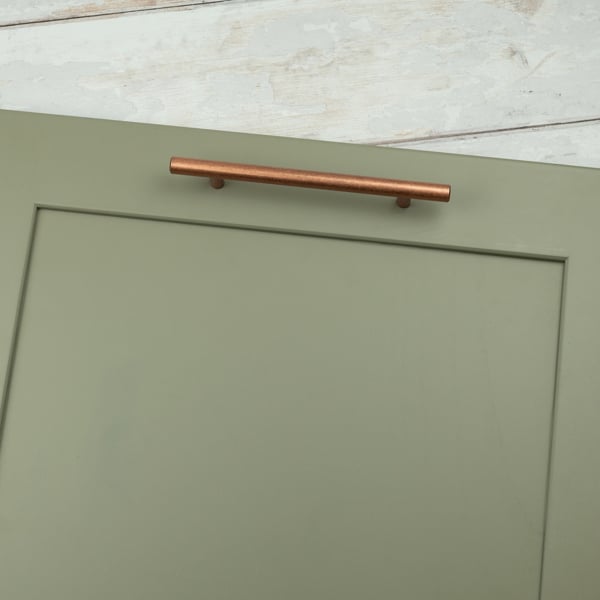 Handle & Home Antique Copper Bar Handle