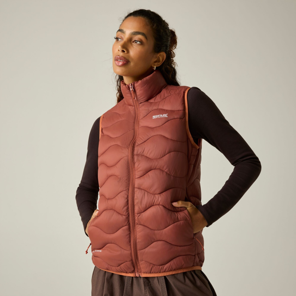 Regatta Womens Hydi Quilted Gilet - Burnt Henna