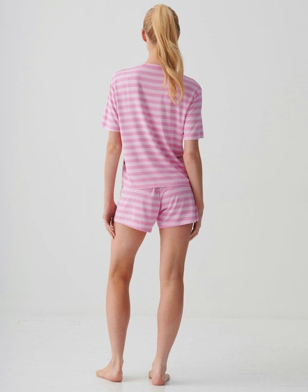 British Boxers Women's Bamboo Short Pyjama Set - Ice Cream Parlour