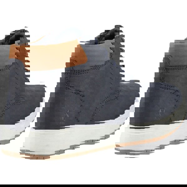 Hush Puppies Bronko Chukka Leather Men's Navy Boots