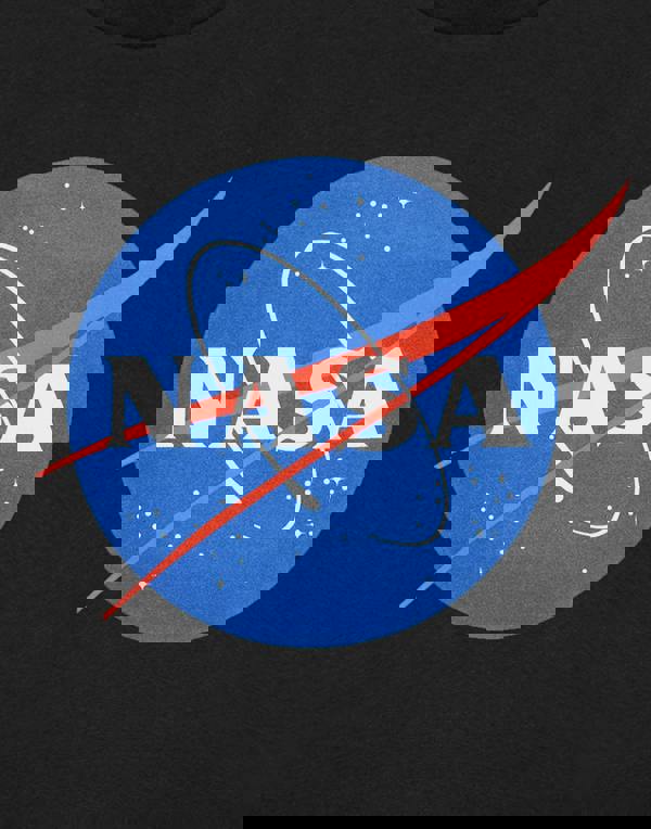NASA Unisex Black Classic Logo Short Sleeved T-Shirt