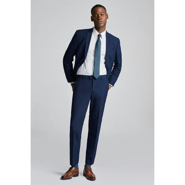 Limehaus Slim Fit Blue Jacket