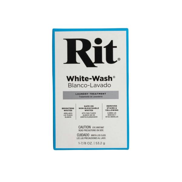 Rit White-Wash Powder - Vintage Bleach Effect Fabric Additive 1.875oz