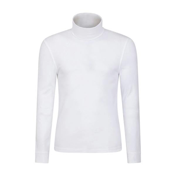 Mountain Warehouse Mens Meribel Cotton Thermal Top - White - 