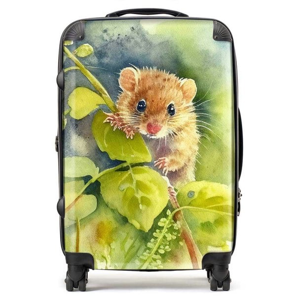 Warren Reed Dormouse Watercolour Suitcase