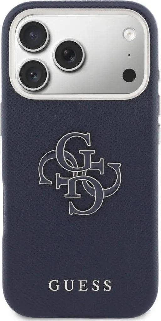 Guess FW Resin Big 4G Logo Case for iPhone 17 Pro 6.3" Blue - GUHCP17L5PS4RGGB