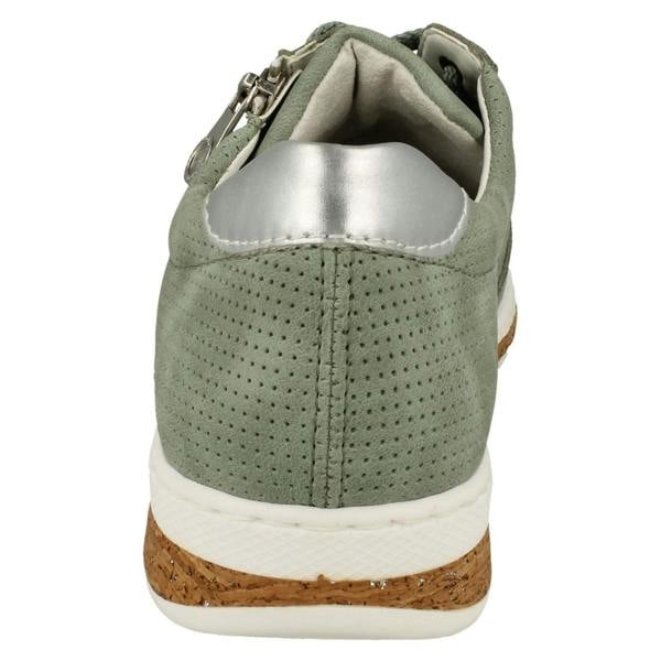 Rieker Ladies Sneakers By Rieker Zip Detailed Trainers N5127
