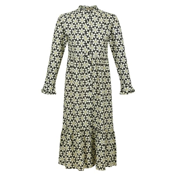 Regatta Womens/Ladies Orla Kiely Daisy Midi Dress - Black