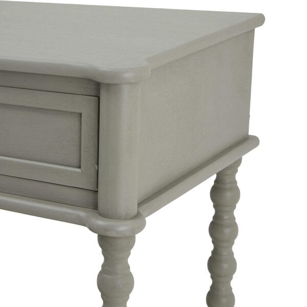 Wyld Haus Thuy Grey Wood Large Two Drawer Console Table