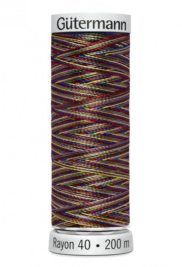 Gutermann No 40 Sulky Rayon Embroidery Thread 200m Rayon Thread Suitable For Embroidery