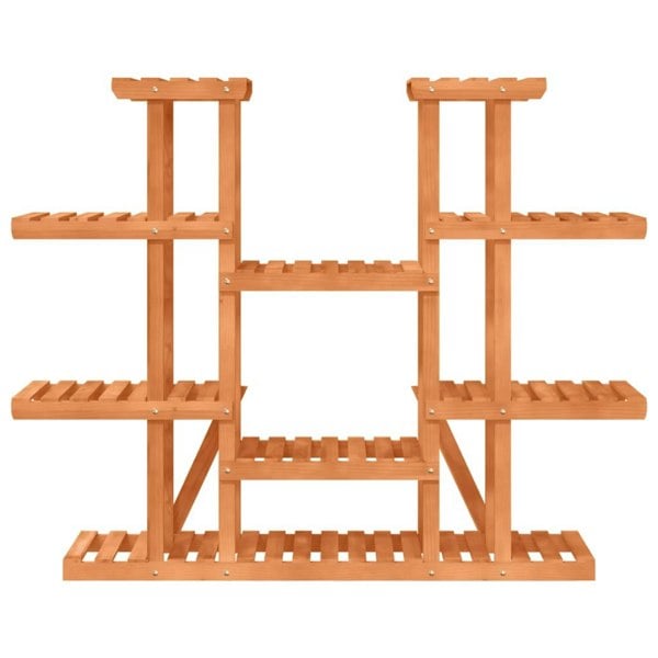 Berkfield Flower Stand 110x25x110.5 cm Solid Wood Fir