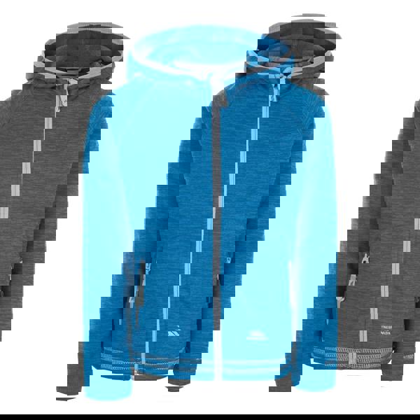 Trespass Childrens Girls Goodness Full Zip Hooded Fleece Jacket - Cosmic Blue - 