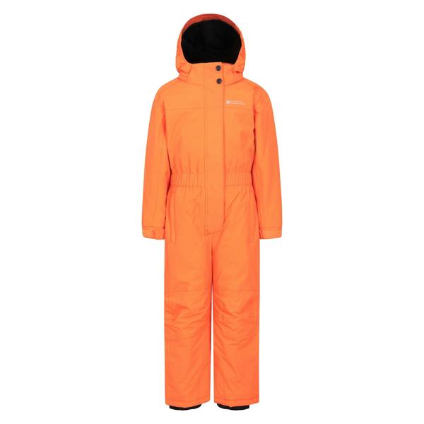 Mountain Warehouse Childrens/Kids Cloud All In One Waterproof Snowsuit - Bright Orange - 