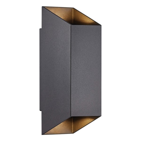 Nordlux Nico Square 22  | Wall light | Black
