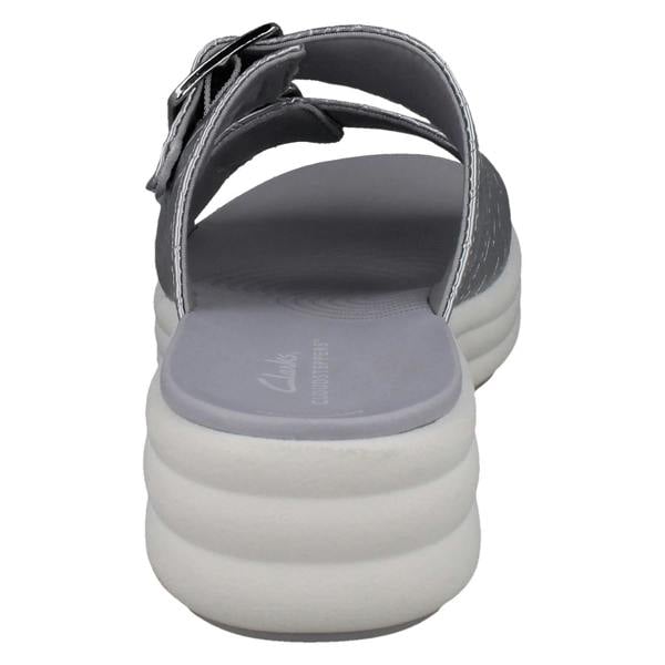 Clarks Ladies Clarks Cloudsteppers Woven Mule Sandals Drift Buckle