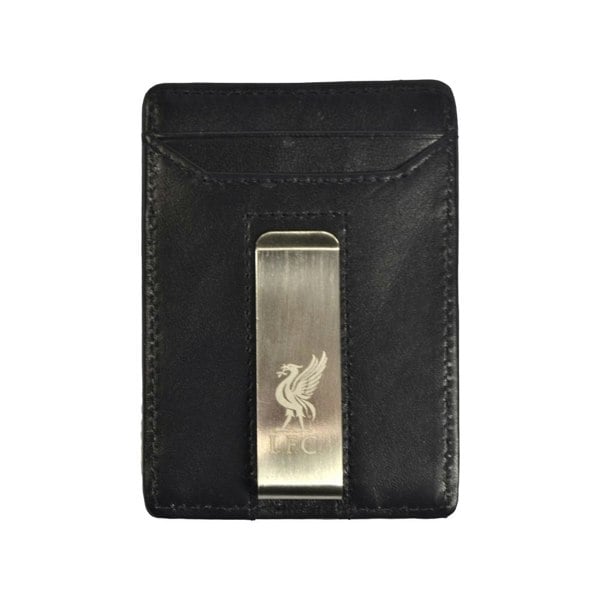 Liverpool FC Leather Money Clip Wallet - Black