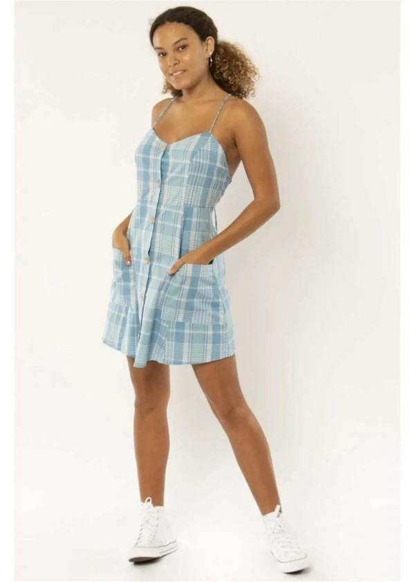 Sisstrevolution maria mini dress ladies dress Sisstrevolution Baja blue M