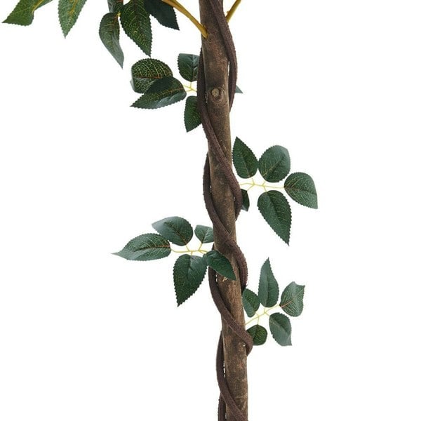 Artificial Rose Flower Tree in Pot Artificial Plants Living and Home