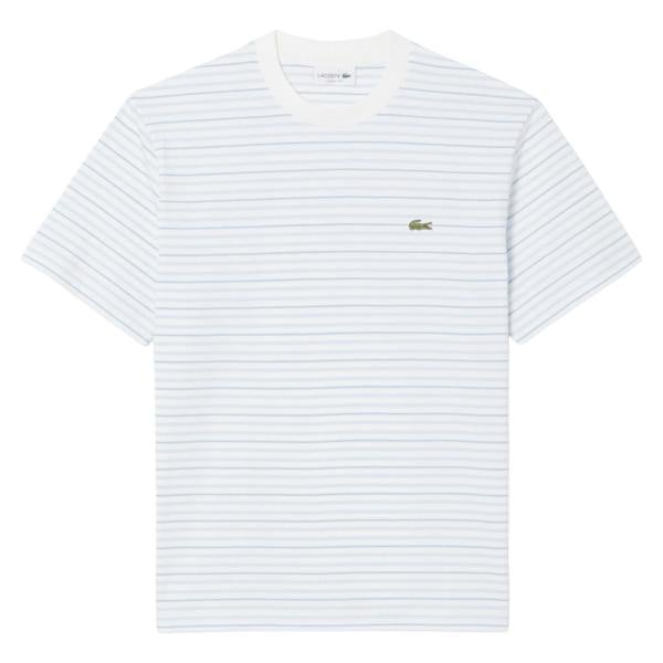 Lacoste TH0874 Striped Cotton T-Shirt