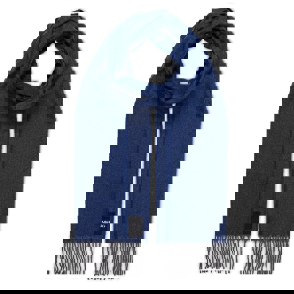 The Eternal Edition - 100% Cashmere Scarf - Blue & Grey - Heating & Plumbing London - 